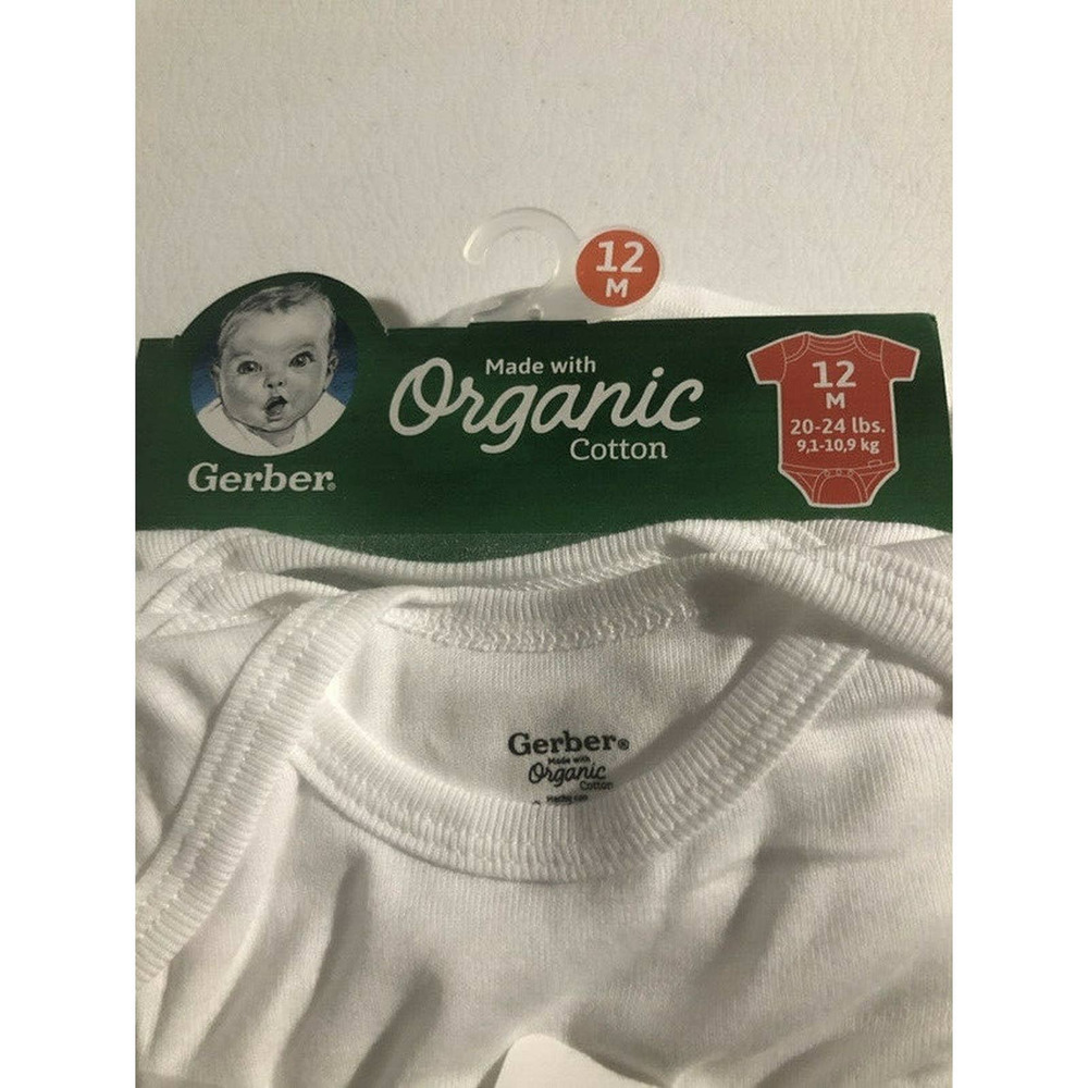 Gerber Baby 5 Pack White Onesies